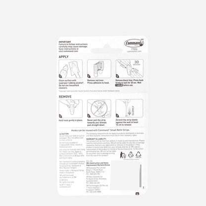 3M Command Mini Hooks - White