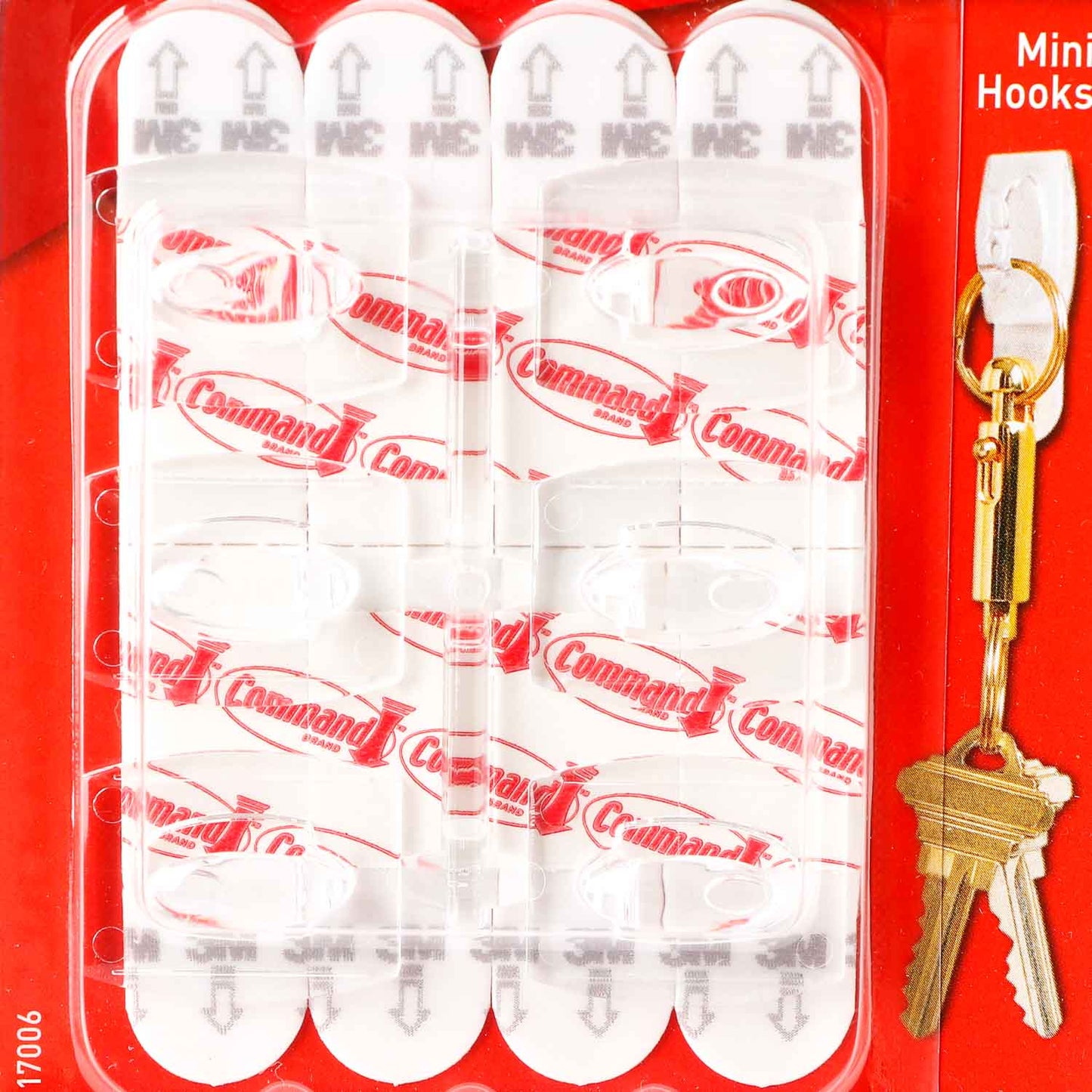 3M Command Mini Hooks - White