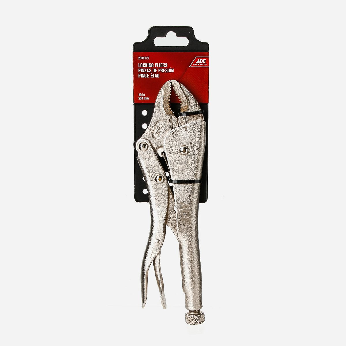 ACE Locking Pliers 10" Steel Grip Handle