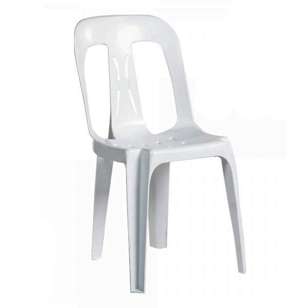 URATEX Monoblock 101 Classic Chair - White