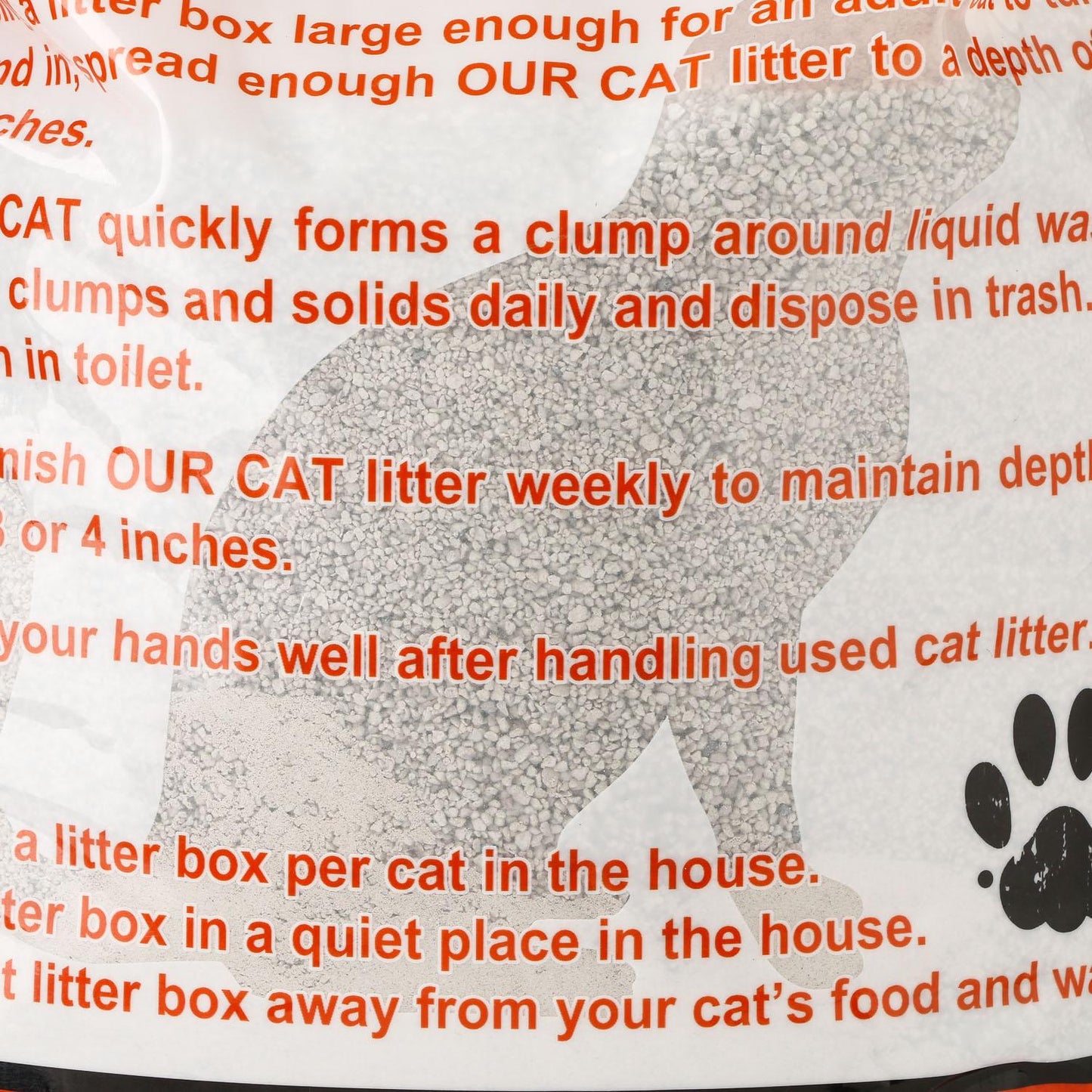 OUR CAT 4kg Clumping Cat Litter