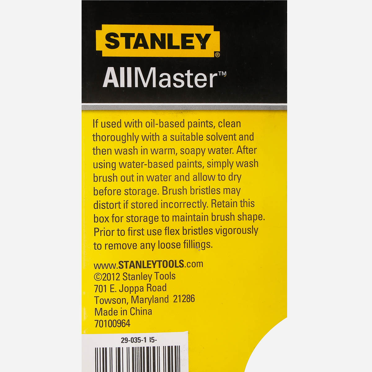 STANLEY Paint Brush All Master 3" (ST29035)