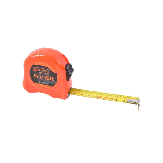 TACTIX 5m Basic Tape Measure (16X19MM)