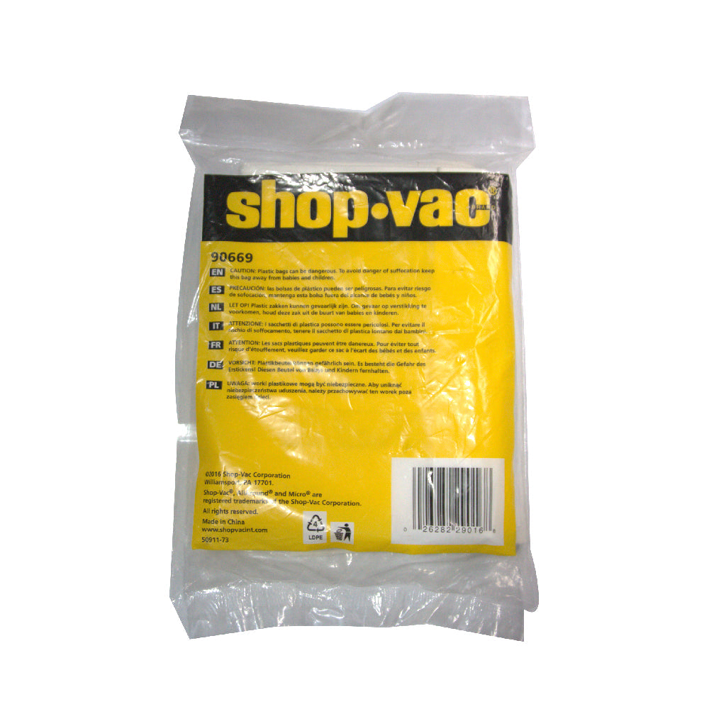 Shopvac SV906 5-Pc All-Around Collection Bag (For Vacuum Cleaner)