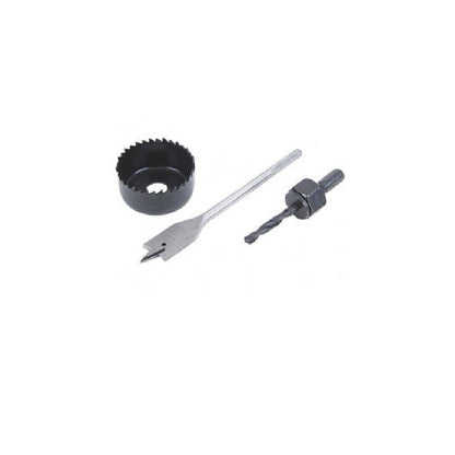 TACTIX 3-Pc Door Lock Installation Set