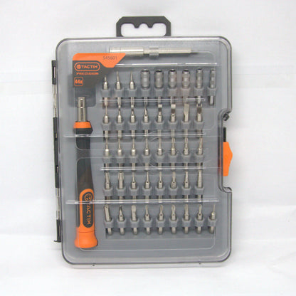 TACTIX 44-Pc Precision Screwdriver Bit Set