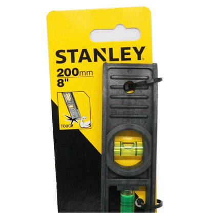 STANLEY 8" Magnetic Level Torpedo (3 Vials)