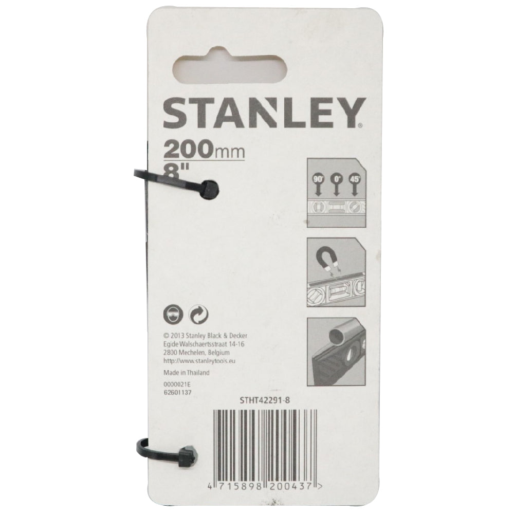 STANLEY 8" Magnetic Level Torpedo (3 Vials)
