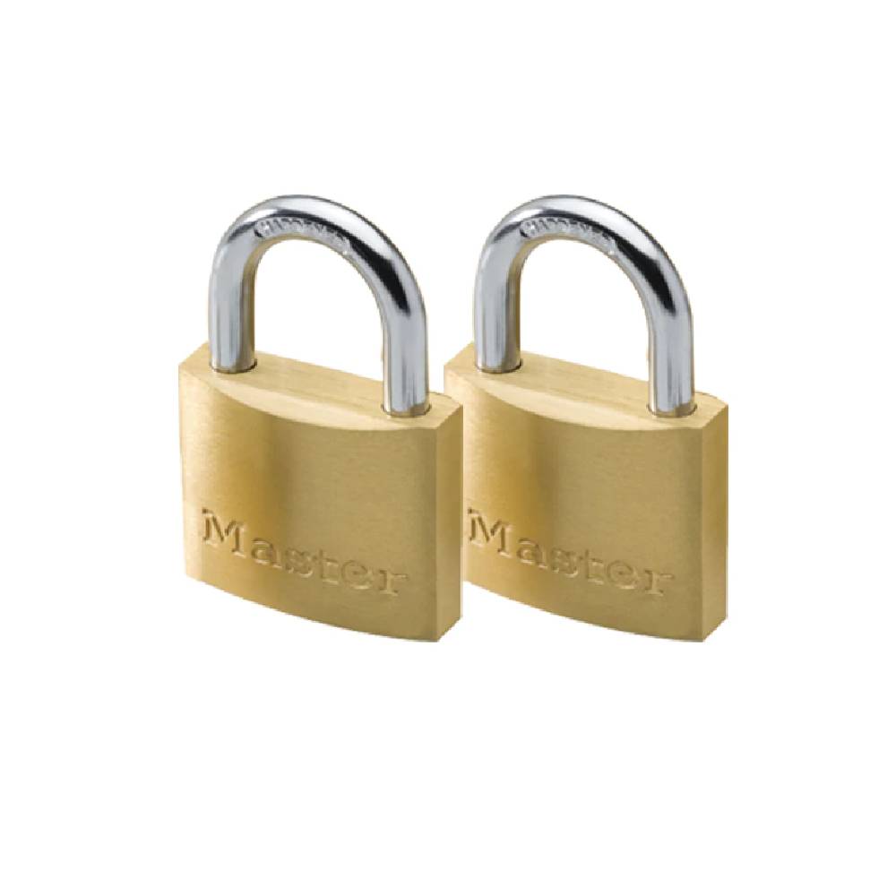 MASTER 20mm 2-Pc Brass Padlock