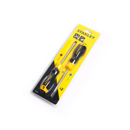 STANLEY 2pcs Cushion Grip Screwdriver Set
