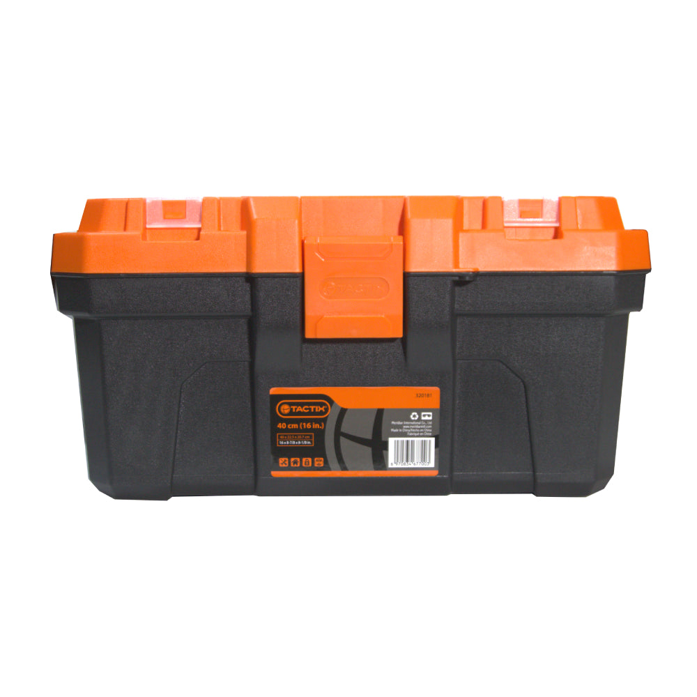 TACTIX 16" Plastic Tool Box