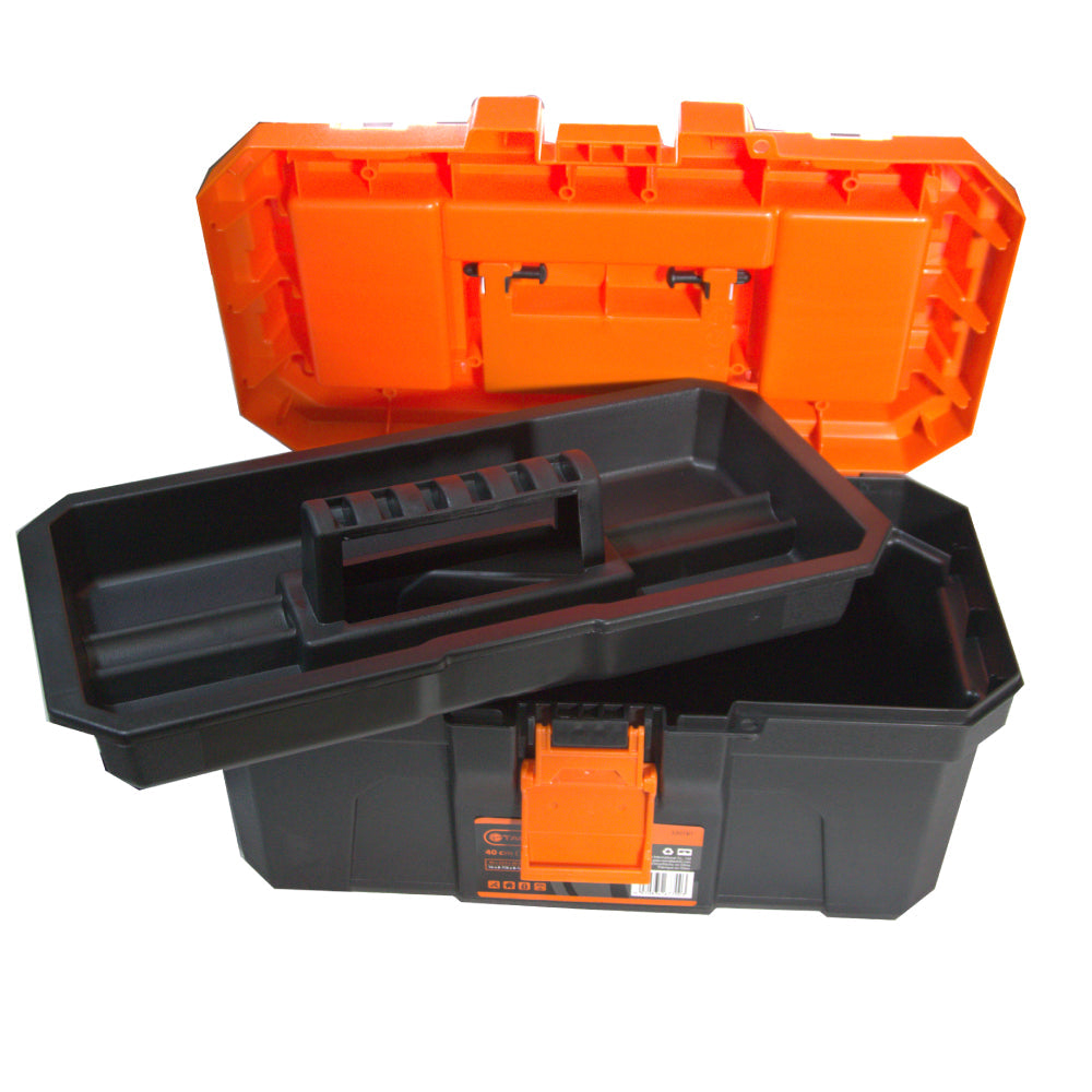 TACTIX 16" Plastic Tool Box