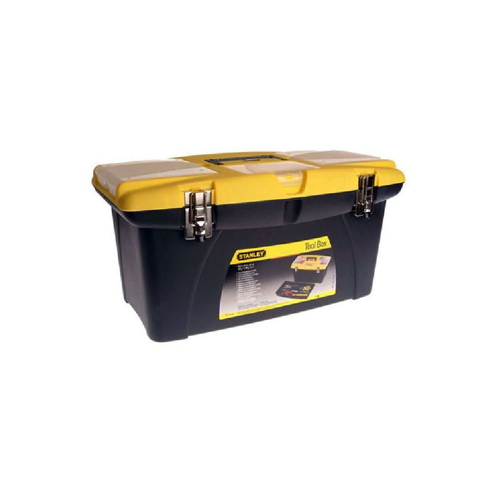 STANLEY 16" Plastic Tool Box with Organizer and Bit Holder