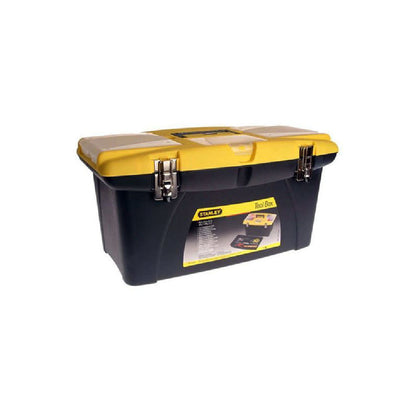 STANLEY 16" Plastic Tool Box with Organizer and Bit Holder