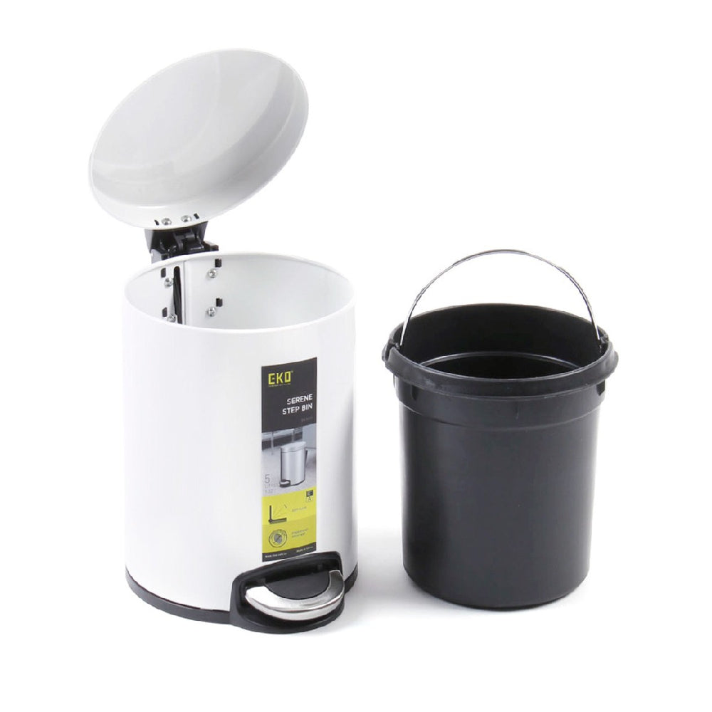 EKO 5L Trash Bin soft close pedal bin (EK9215P)