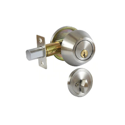 GATEMAN Deadbolt Cylinder with Thumbturn Satin