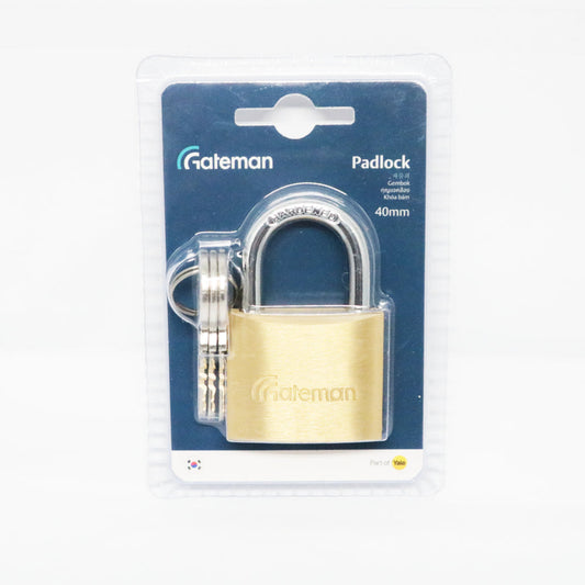 GATEMAN 40mm Brass Padlock