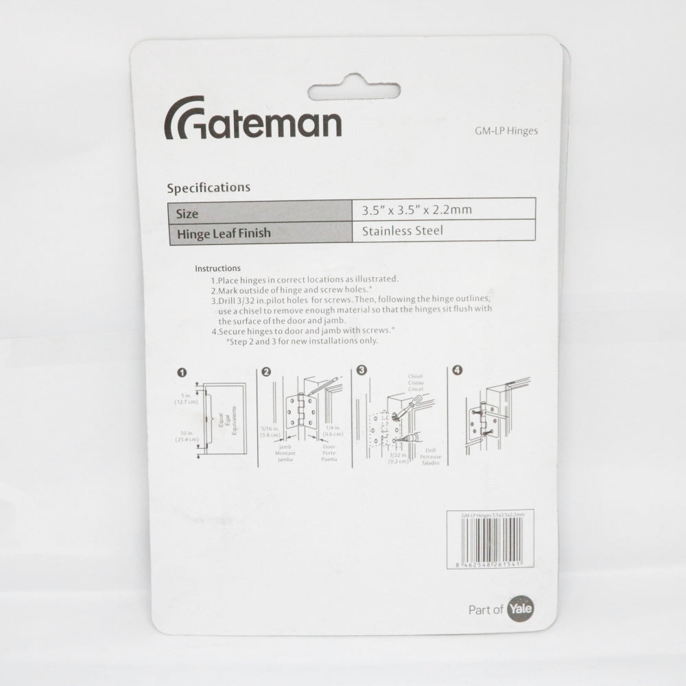 GATEMAN Hinge 35x35x2