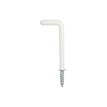 MILLER PVC Coated SQ Hooks 1-1/4" - White