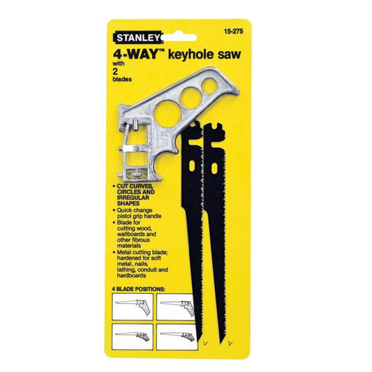 STANLEY 4-Way Keyhole Saw