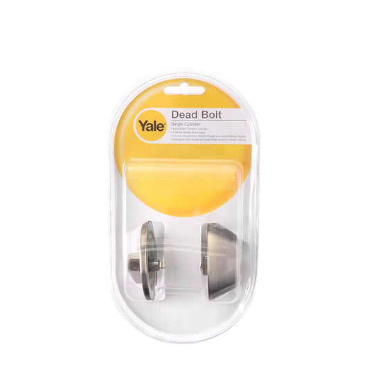 YALE Antique Brass Dead Bolt Single Cylinder (8111 US5)