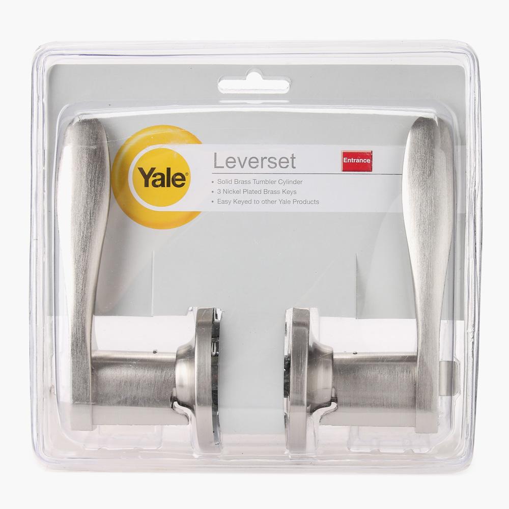 YALE Satin Nickel Medium Duty Lever Set L5327 US15