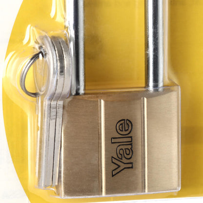YALE 40mm Solid Brass Padlock with Keys