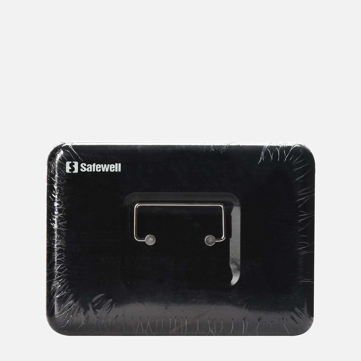SAFEWELL Cash Box with Lock - Black (YFC-25)