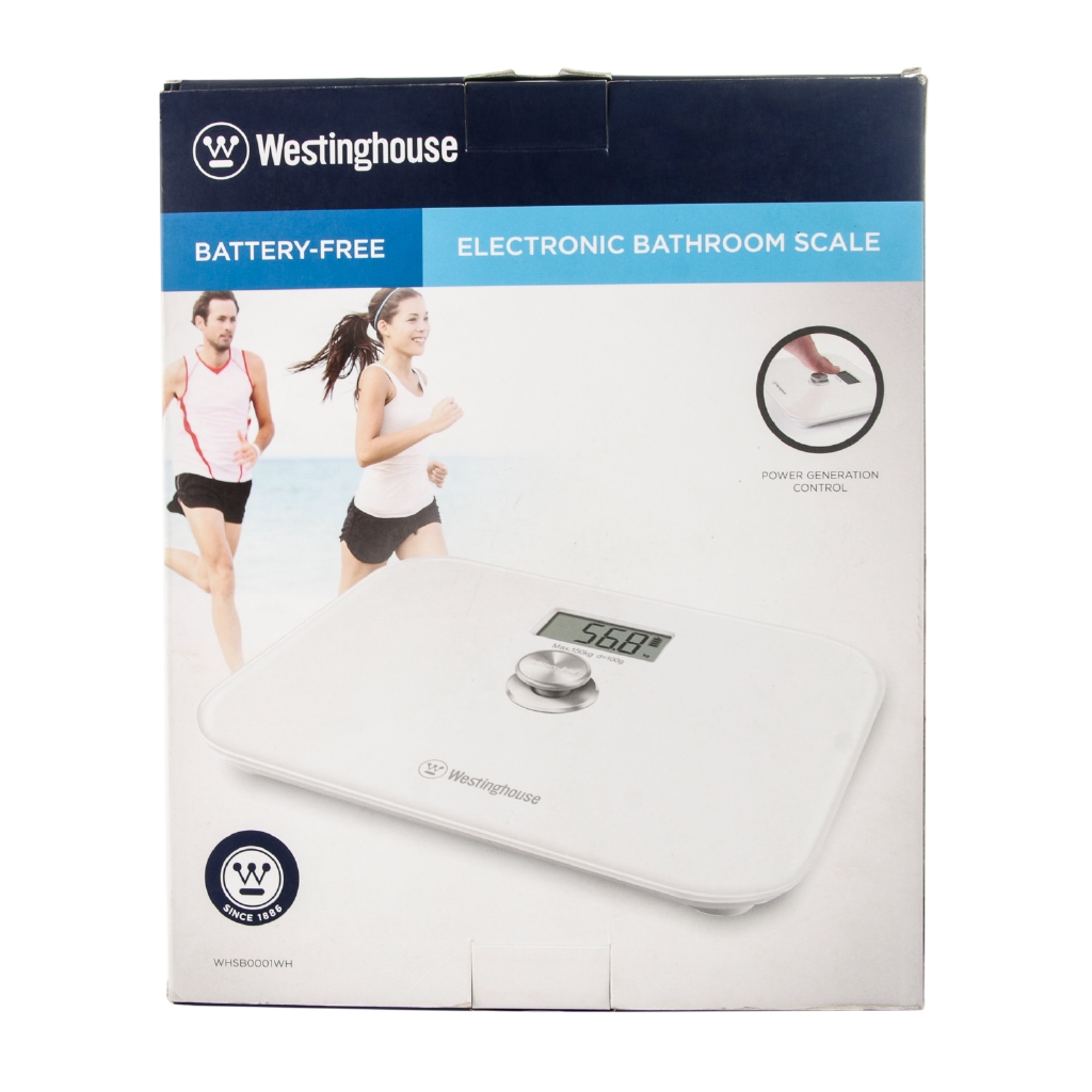 WESTINGHOUSE Bathroom Scale Battery-Free (WHWHSB0001WH)