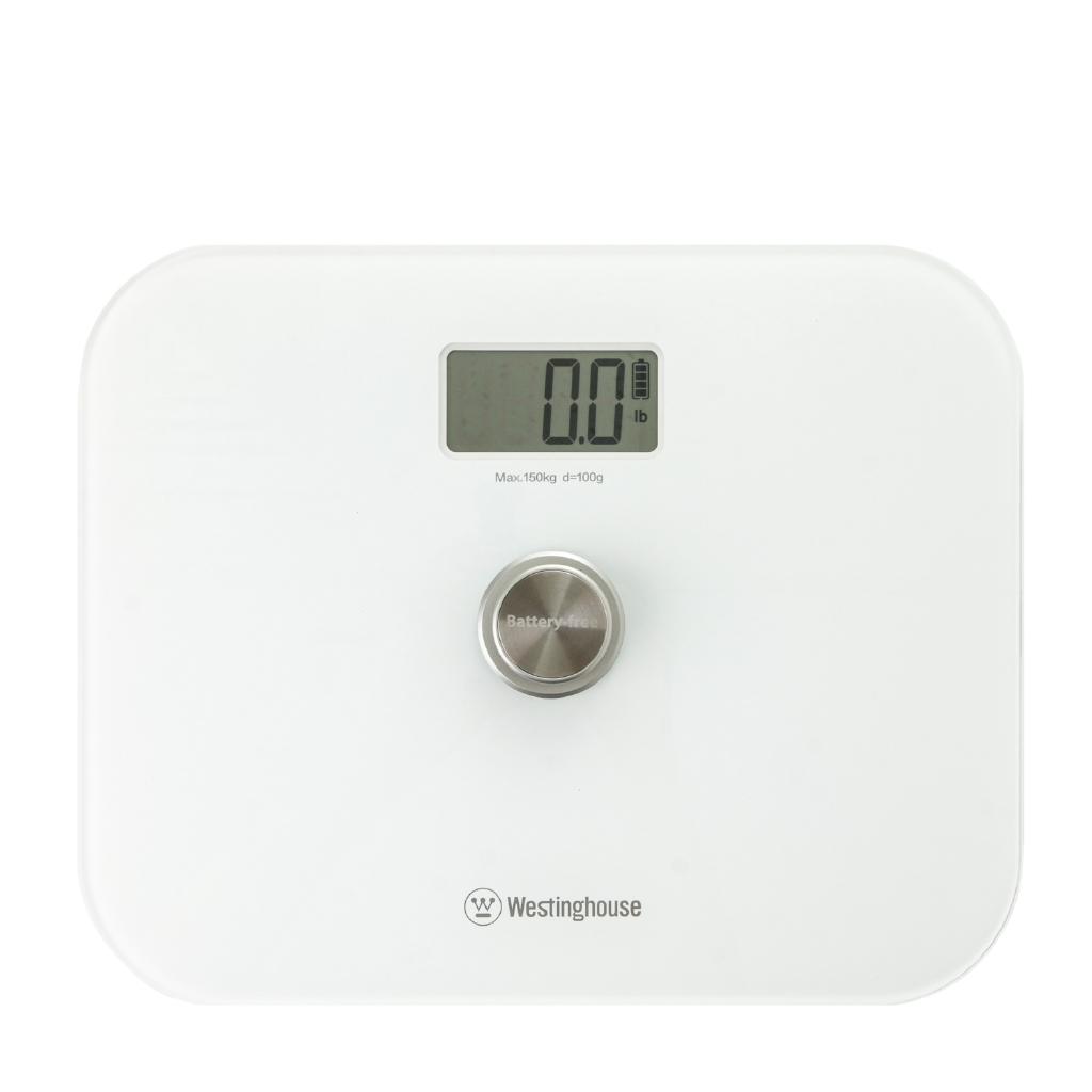 WESTINGHOUSE Bathroom Scale Battery-Free (WHWHSB0001WH)