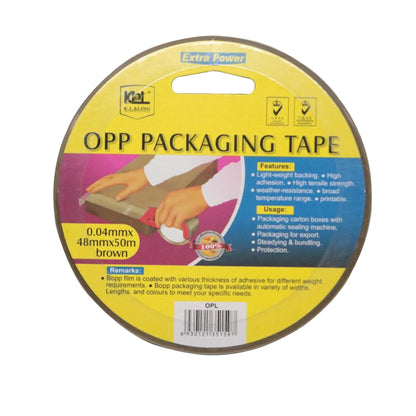KL & LING Packaging Tape - Brown
