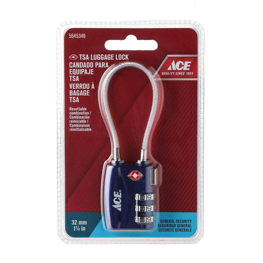 ACE 32mm TSA Cable Shackle Luggage Lock