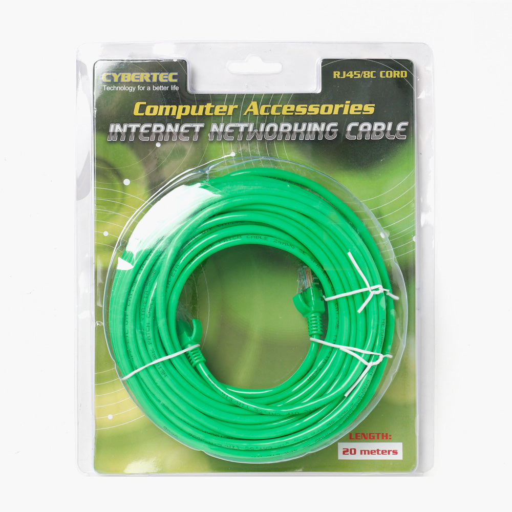 CYBERTEC 20m Internet Networking Cable