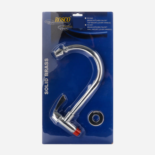 ROSCO Brass Kitchen Faucet Lever Handle Wall Mount (RO-941)