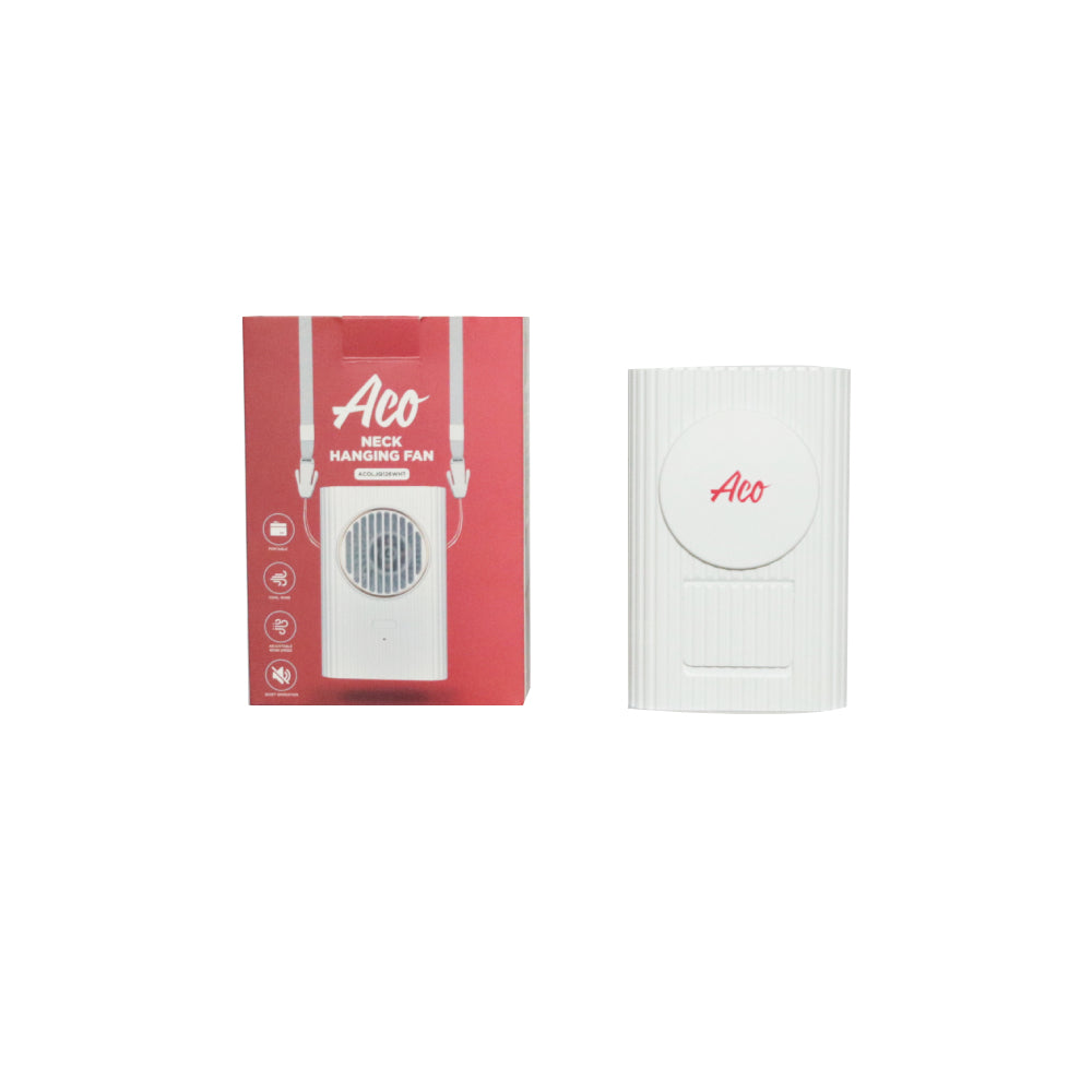 ACO Portable Neck Fan (ACOLJQ126WHT)