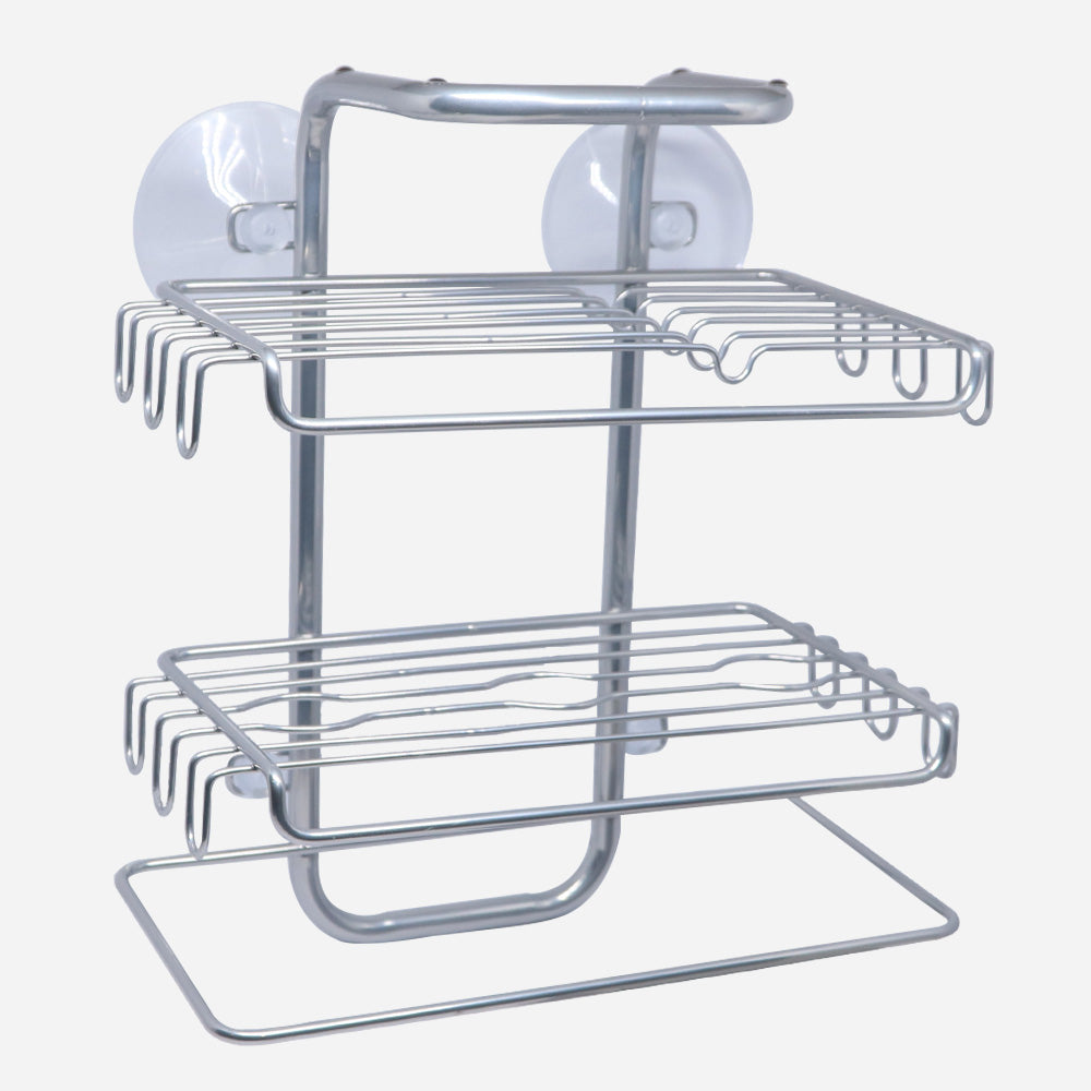 INTERDESIGN Classico Suct Shower Shelves Chrome (60463)