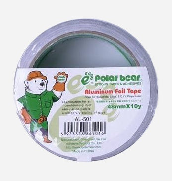 POLAR BEAR Aluminum Foil Tape 4mmX10y (AL-501)