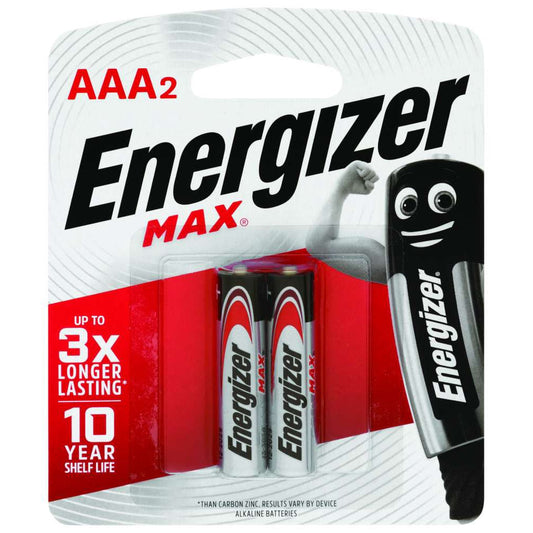 ENERGIZER Max AAA Alkaline Battery 2pk.