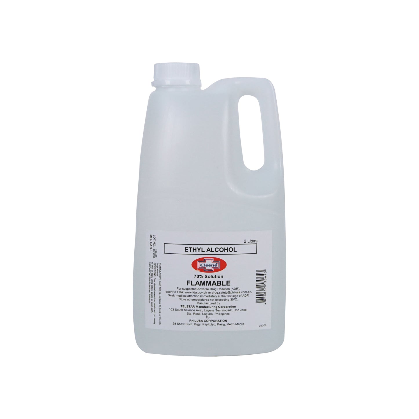 CLEENE 2L Ethyl Alcohol 70%