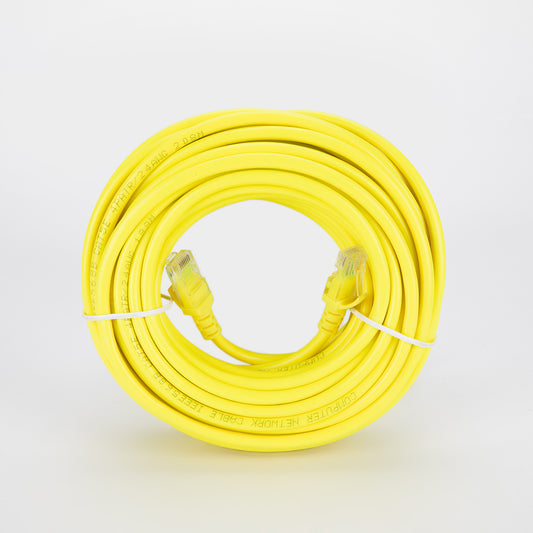 CYBERTEC 12m RJ-45/8C Cord - Yellow