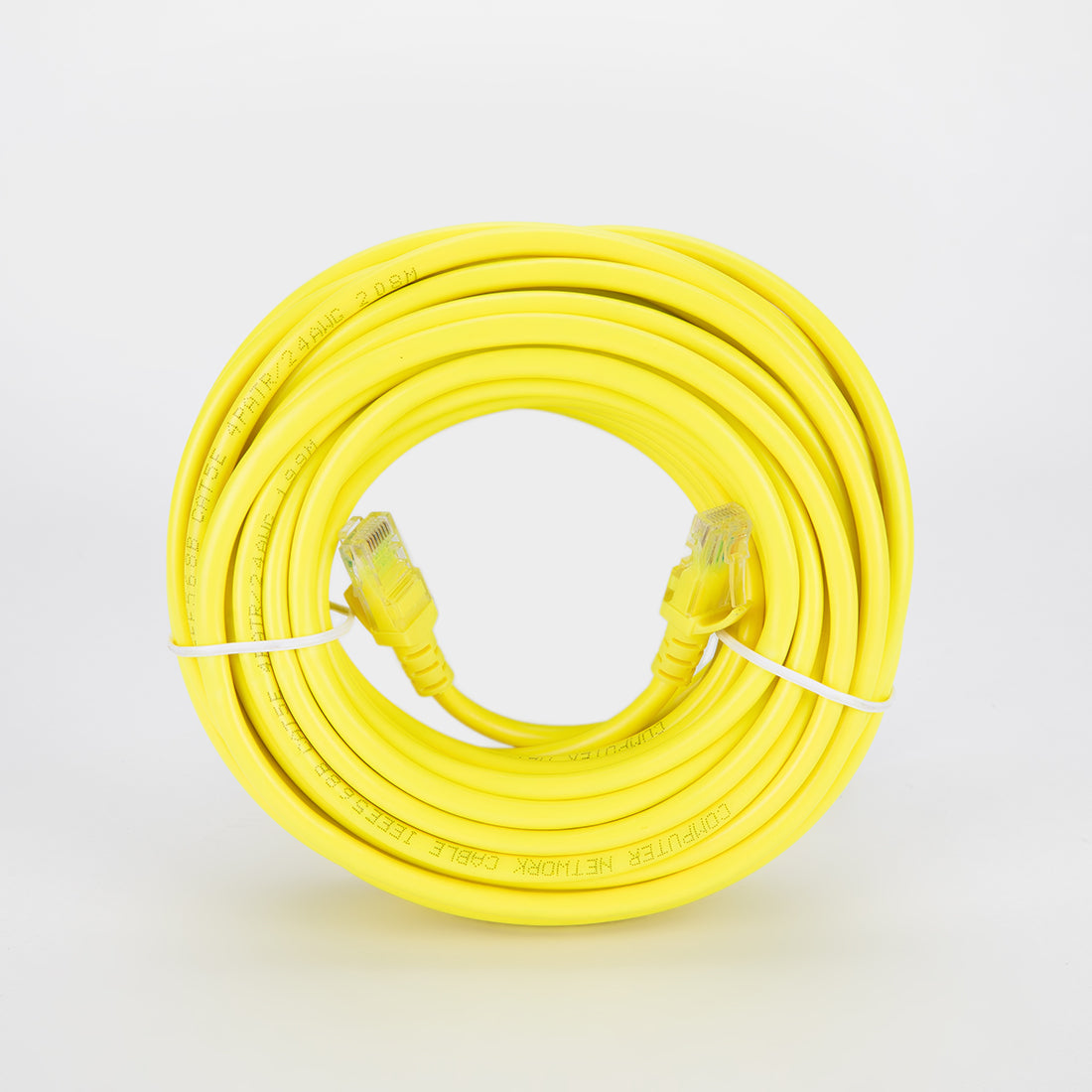 CYBERTEC 12m RJ-45/8C Cord - Yellow