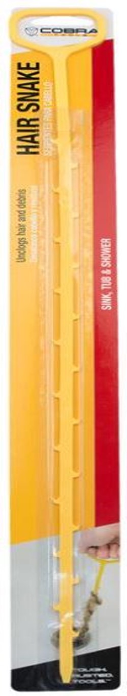 Cobra Hair Snake 2' Drain Opener