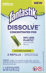 Fantastik Dissolve Fresh Scent Concentrated Kitchen Cleaner Liquid 0.56 oz (Refill Pack)