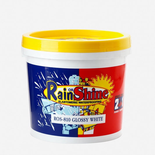 RAIN OR SHINE 1L Elastomeric Waterproofing - Glossy White (ROS-810)