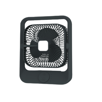 AKARI 8" Rechargeable Square Fan with LED Light