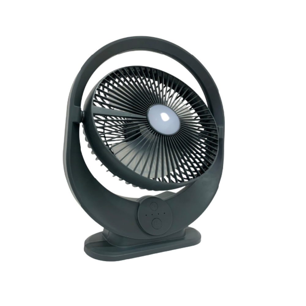 AKARI 8" LED Rechargeable Eliptical Fan
