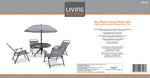 Living Accents 6-Pc Patio Set (Gray)