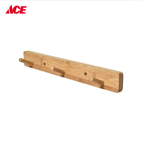 CASCADE 3-Hooks Multi-Purpose Wooden Hanger