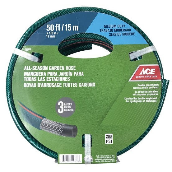 ACE 50'x1/2" Garden Hose No Ends