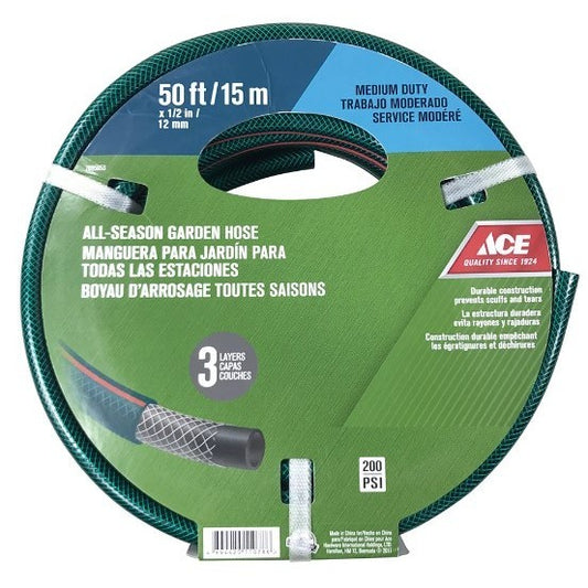 ACE 50'x1/2" Garden Hose No Ends